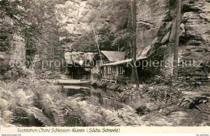 Kirnitzschtal Bootstation Obere Schleusenklamm