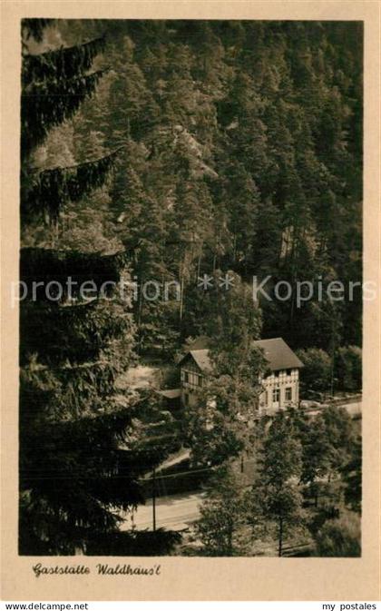 Kirnitzschtal Gaststaette Waldhaeusl