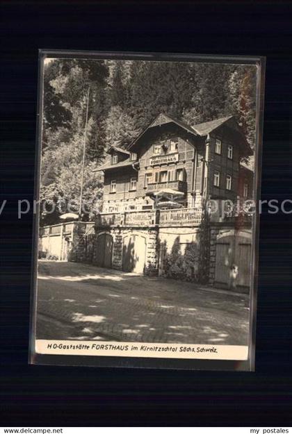 Kirnitzschtal HO Gaststaette Forsthaus