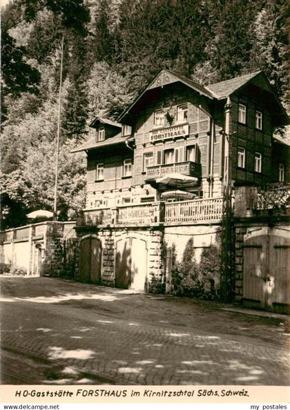 Kirnitzschtal HO Gaststaette Forsthaus