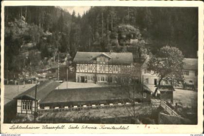 Kirnitzschtal Lichtenhainer Wasserfall ungelaufen ca. 1930
