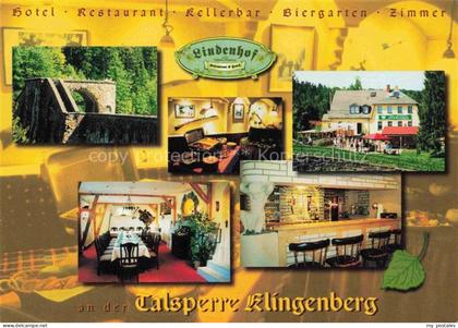 Klingenberg Pretzschendorf Sachsen Hotel Restaurant Lindenhof Kellerbar Biergart