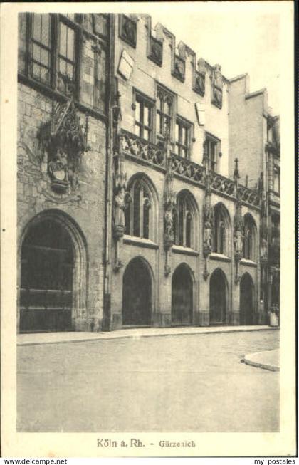 Guerzenich Koeln Koeln-Guerzenich  x 1924