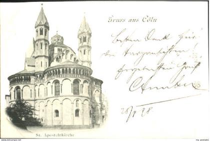 Koeln Rhein Koeln Kirche x 1898
