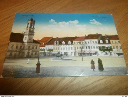 alte AK - Königsbrück , 1917 , Markt mit Rathaus , Ansichtskarte !!