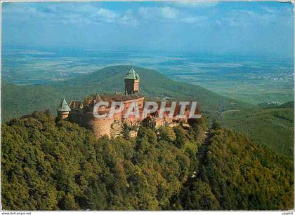 CPM Chaetau du Haut Koenigsbourg Nid d'aigle dominant la plaine d'Alsace