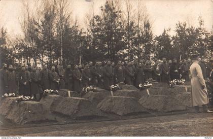 koenigsbrueck - konigsbruck - carte photo - enterrement obsèques militaires - ww1 - militaria - allemagne