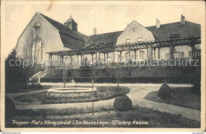 Koenigsbrueck Truppenplatz Neues Lager Offizierscasino