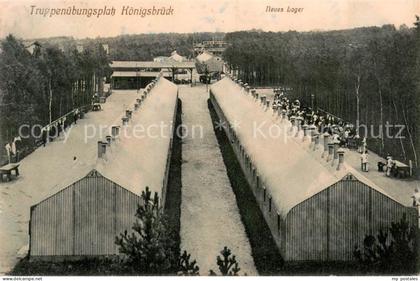 Koenigsbrueck Truppenuebungsplatz und Lager