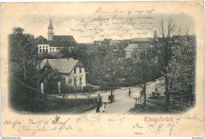 Königsbrück - Reliefkarte