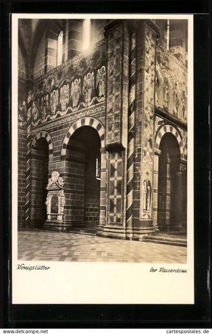 AK Königslutter, Der Kaiserdom, Innenansicht des Doms