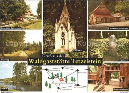 Koenigslutter Elm Waldgasstaette Tetzelstein Ehrenmal Elm