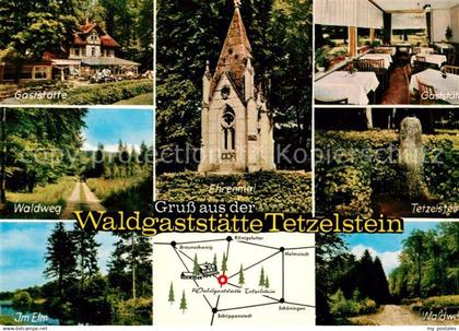 Koenigslutter Elm Waldgaststaette Tetzelstein Ehrenmal Elm