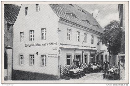 AK Sächsische Schweiz Königstein Schrägers Gasthaus mit Fleischerei Schräger bei Bad Schandau Rathen Pirna Gohrisch
