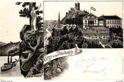 Drachenfels Sage von Drachenfels Damfpfer Schloss