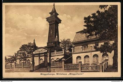 AK Berlin-Köpenick, Müggelberge, Wirtshaus Müggelturm