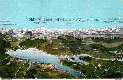 Konstanz Bodensee Bodensee Rhein Vogelperspektive