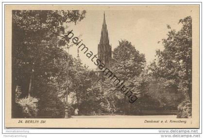 Berlin-Kreuzberg - Denkmal auf dem Kreuzberg 30er Jahre