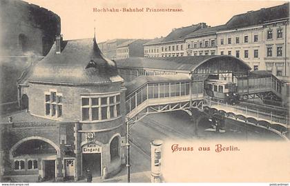 Deutschland - Berlin KREUZBERG - Hochbahn Bahnhof Prinzenstraße