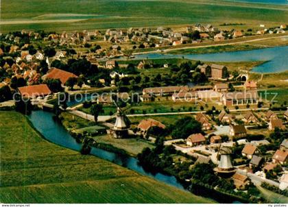Greetsiel Krummhoern Aurich Niedersachsen Fliegeraufnahme