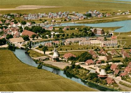 Greetsiel Krummhoern Aurich Niedersachsen Fliegeraufnahme