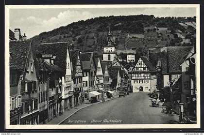 AK Künzelsau, Oberer Marktplatz
