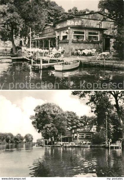 Kyritz Brandenburg Inselrestaurant auf der Unterseeinsel