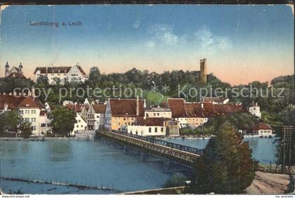 Landsberg Lech Lech Bruecke Altstadt
