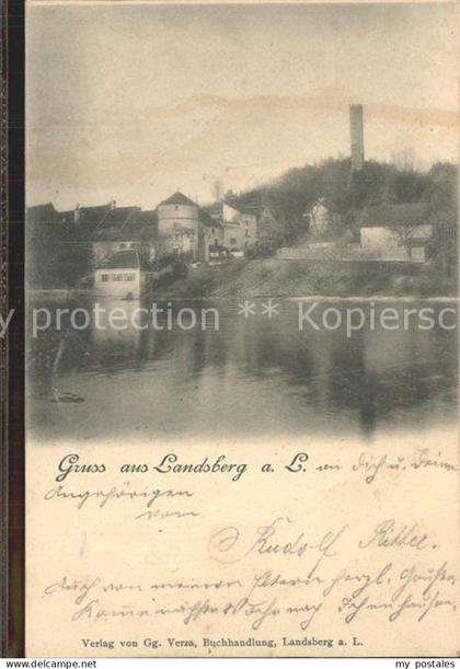 Landsberg Lech Partie am Lech Altstadt Jungfernsprung