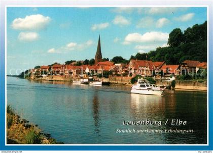 Lauenburg Elbe Stadtpanorama