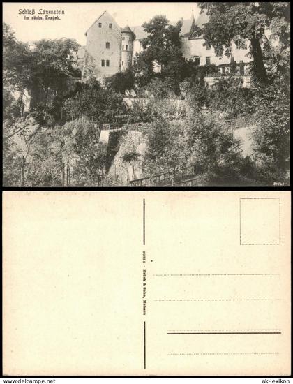 Lauenstein (Erzgebirge)-Altenberg (Erzgebirge) Schloß Lauenstein 1920