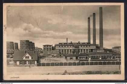 AK Lautawerk, Blick auf das Industriegelände