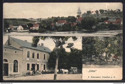 AK Lebus, Gasthof Schützenhaus von Wilhelm Fröhlich