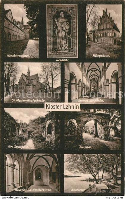 Lehnin Kloster Lehnin Moenchswohnhaus Grabmal Koenigshaus St Marien Klosterkirch