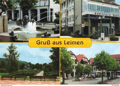 Leimen Baden Heidelberg St Georg Brunnen Kurpfalz Centrum Freibad Georgplatz