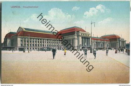 Leipzig - Hauptbahnhof - Verlag Theodor Althoff Leipzig