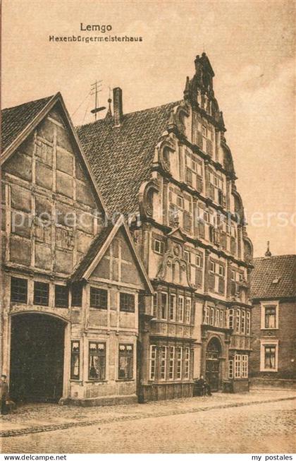 Lemgo Lippe NRW Hexenbuergermeisterhaus