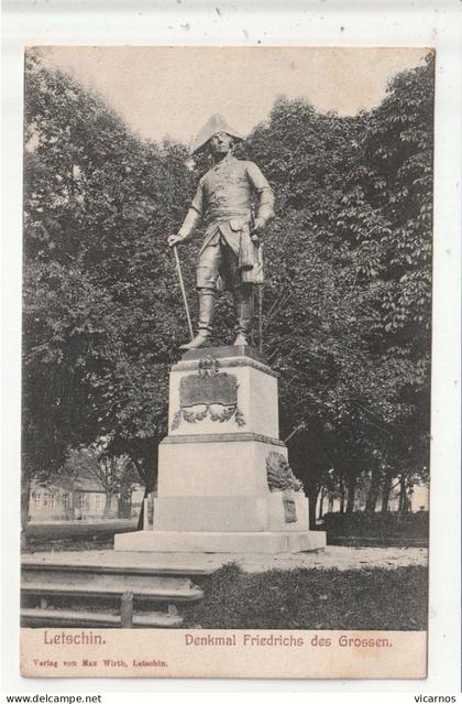 CP ALLEMAGNE LETSCHIN Denkmal Friedrichs des Grossen