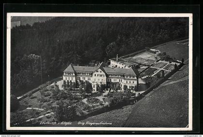 AK Leutkirch i. Allgäu, Ortspartie, Fliegeraufnahme