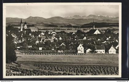 AK Leutkirch, Ortsansicht mit Umland