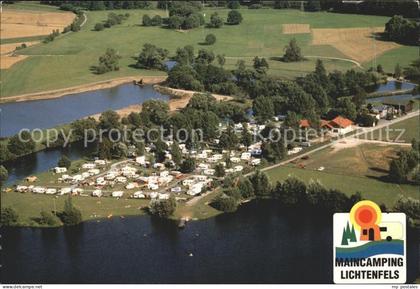 Lichtenfels Bayern Maincamping Fliegeraufnahme