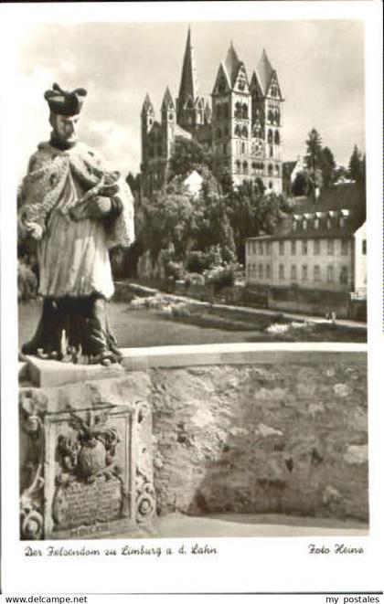 Limburg Lahn Limburg Dom ungelaufen ca. 1955