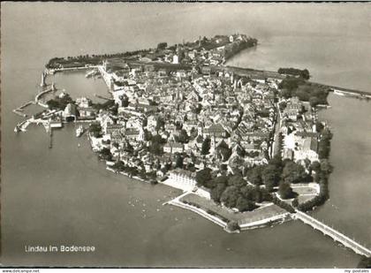 Lindau Bodensee Lindau Fliegeraufnahme