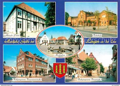 Lingen Ems Altstadt Bahnhof Fussgaengerzone Bauerntanzstube Burgstrasse