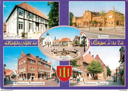 Lingen Ems Altstadt Marktplatz Burgstrasse Bauerntanzstrasse