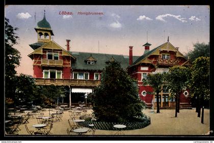AK Löbau, Gasthaus Honigbrunnen