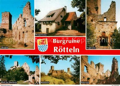 Roetteln Roettelweiler Burghof Burgschenke Zugbruecke Oberburg Rittersaal