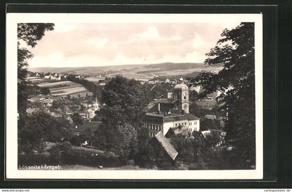 AK Lössnitz i. Erzg., Blick auf die Ortschaft