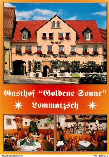 Lommatzsch Gasthof Goldene Sonne Gastraum Bar