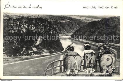 Loreley Lorelei Partie an der Loreley